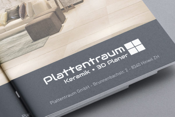 Plattentraum GmbH - Firmenbroschüre DIN A5